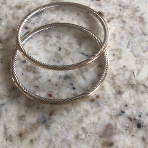 David yurman good and sliver bangles